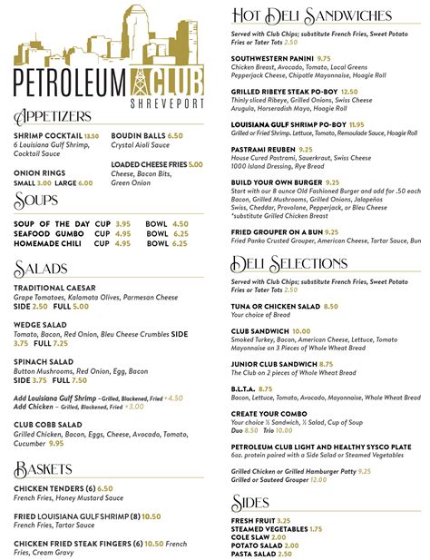 petroleum club fort worth|petroleum club wichita ks menu.